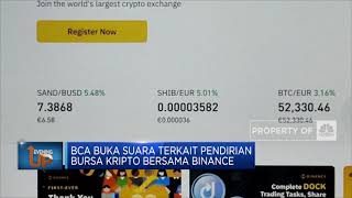 BCA Buka Suara Terkait Pendirian Bursa Kripto Bersama Binance