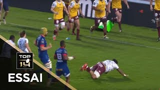 TOP 14 - Essai Afa AMOSA (UBB) - Bordeaux-Bègles - Grenoble - J17 - Saison 2018/2019