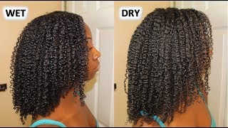 SUPER DEFINED WASH & GO ON TYPE 4 NATURAL HAIR | MY HAIR NEVER DOES THIS!