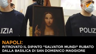 Napoli: ritrovato il dipinto "Salvator Mundi" rubato dalla basilica di San Domenico Maggiore