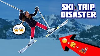 How To SKI With Clementine CHALLENGE **Funny Fails**⛷️?|Clementine
