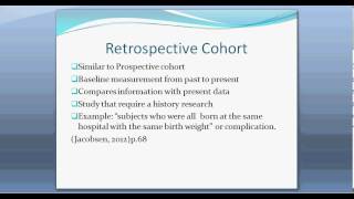 Cohort study powerpoint presentation