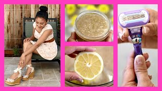 DIY SKIN SCRUB & Gillette Venus Swirl Demo! How to Shave Legs!