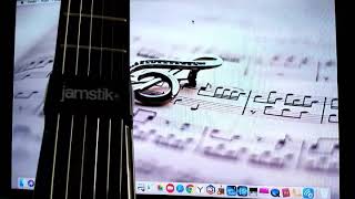 Jamstick+ подключение смарт гитары к MacBook Pro через блютуз.