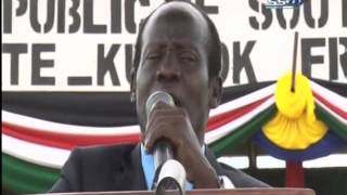 South Sudan VP James Wani Igga's visit to Kuajok, Warrap.
