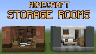 Minecraft Storage Room Ideas!