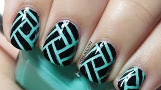 Striping tape nail art