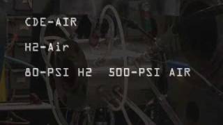 UT Arlington Rotating Detonation Wave Engine Initial Testing Compilation