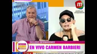 Carmen barbieri confirma a fede bal y laurita fernandez
