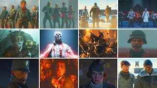 WW2 Zombies: All Cutscenes / Movie (Intro / Outro) & Easter Egg Cutscenes (All WW2 Cinematics)