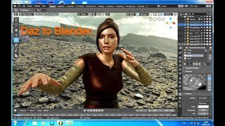 Daz Studio to Blender, How to Export Character Animation!