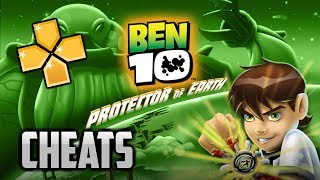 Ben 10 : Protector of Earth PSP (ppsspp) Cheats | Unlimited hp/power