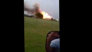 МОЛНИЯ!! Пожар + взрыв на химическом заводе (Waco, Texas)