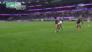 Corey Norman Get Absolutely Belted By Maika Sivo in The NRL Round 8