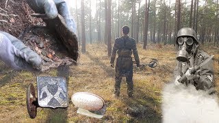 Opening SEALED WW2 POUCH - Metal Detecting Eastern Front