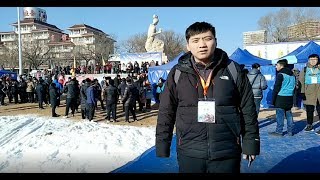 LIVE Winter swimming competition in NE China