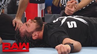 Seth Rollins reels following Brock Lesnar barrage: Raw Exclusive, Jan. 28, 2019