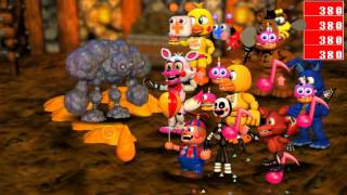 Jugando Super Fnaf RPG vs Chipper