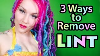 Wool Dreads ~ Remove Lint & Fuzz Balls ~ 3 Ways! TTTV