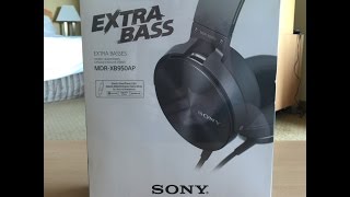 Sony MDR-XB950 Unboxing
