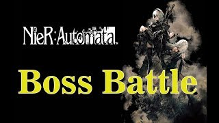 Boss Battle & WTF he's Nude NieR Automata