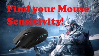 WARFACE: Best trick to find your Mouse sensitivity!