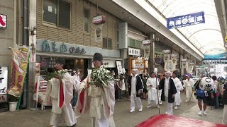 熱海来宮神社記録班撮影４Ｋ　例大祭２０２３　御鳳輦神社出発・浜降り神事・神社へ戻り　２０２３／７／１６