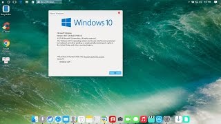 Install Windows 10 Pro Version 1607 Build 14393.0 with iOS Skinpacks