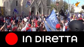Atlanta: Manifestazione dei sostenitori di Trump