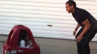 Carl jumps over an Aston Martin (Sir'Carl Zoom Commercial)