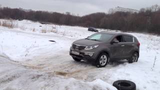 KIA Sportage 2wd недоприводные приключения