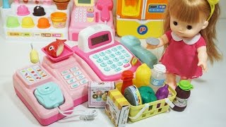 디디의 쇼핑놀이 와 아이스크림 가게 뽀로로 냉장고 장난감 Shopping Play Mart Playset - 퍼플토이박스