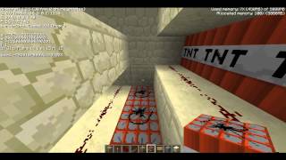 Minecraft: 10x10x10 Sand/Gravel Cannon(Challenge)