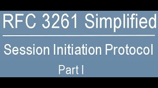 RFC 3261 Simplified: Session Initiation Protocol Part-One