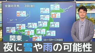 お天気キャスター解説 あす 2月3日(金)の天気