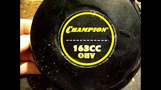 Небольшой ремонт ручного стартера снегоуборщика Champion.