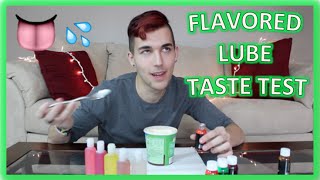 FLAVORED LUBE TASTE TEST! | ZACK ARAD