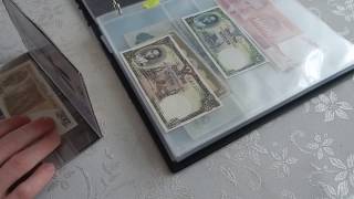 Упаковка проданных банкнот и монет