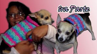Tutorial de Abrigo Tejido para Perritos en #Crochet