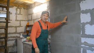 Самодельная,огнеупорная штукатурка для печки и за батареей