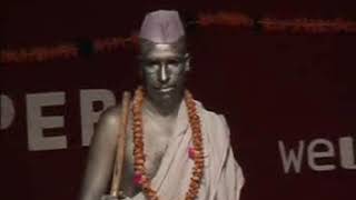 'GANDHI' MIME DRAMA BY KAIGA EMPLOYEES- NAGARAJ MUKARI,KAIGA