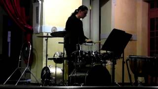 Multipercussion play Myriades is from the composer François Dupin - drums excerpt -