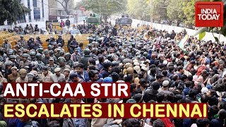 Protest Escalates In Chennai; Demands Anti-CAA Resolution & Action Against Police Crackdown