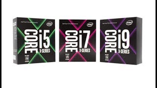 Intel Core I9 7980XE, I9 7960X, I9 7940X y Motherboards X299