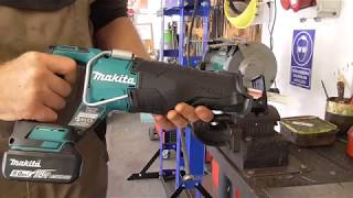 Makita DJR187z  Metal Saw Test
