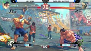 USF4 MIKE ROSS VS AVERMEDIA GAMERBEE - SCR2014 Day 3 HD