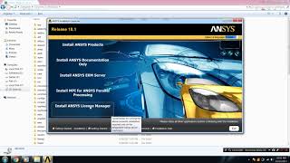 How to install  - ANSYS Products 18