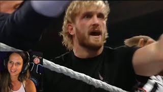 WWE Raw Miz & Logan Paul Brawl 7/25/22