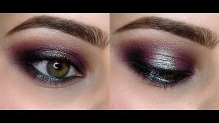 Фиолетово-зелёный макияж с пигментом от INGLOT №85