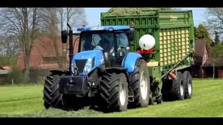 Ackergras Ernte 2016| New Holland T7.250+Krone MX 350GD|HD|DJI